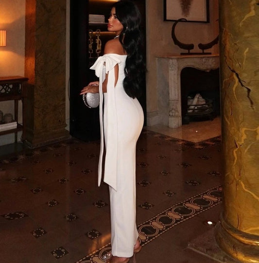 Bianco Couture off-shoulder