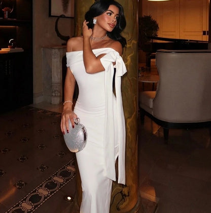 Bianco Couture off-shoulder