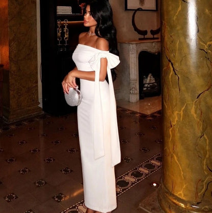 Bianco Couture off-shoulder