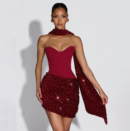 Red Diamond Couture Mini